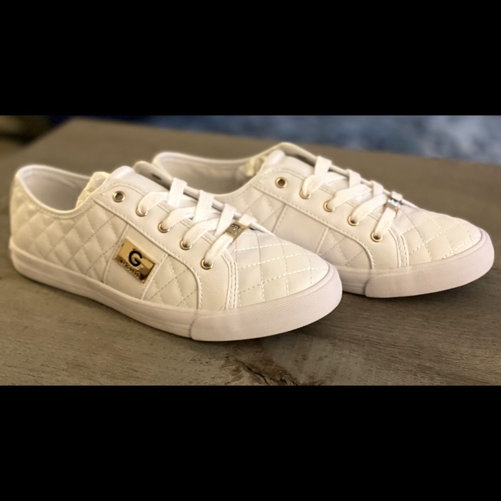 G BY GUESS White Quilted Sneaker